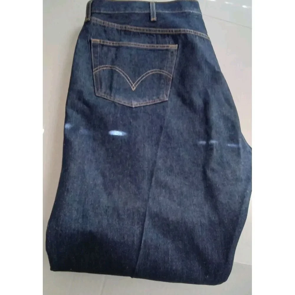 Levi's 501 XX Classic Straight Leg‎ Dark Blue Denim Jeans W48 L30
